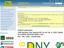 Tablet Screenshot of belamost.cz